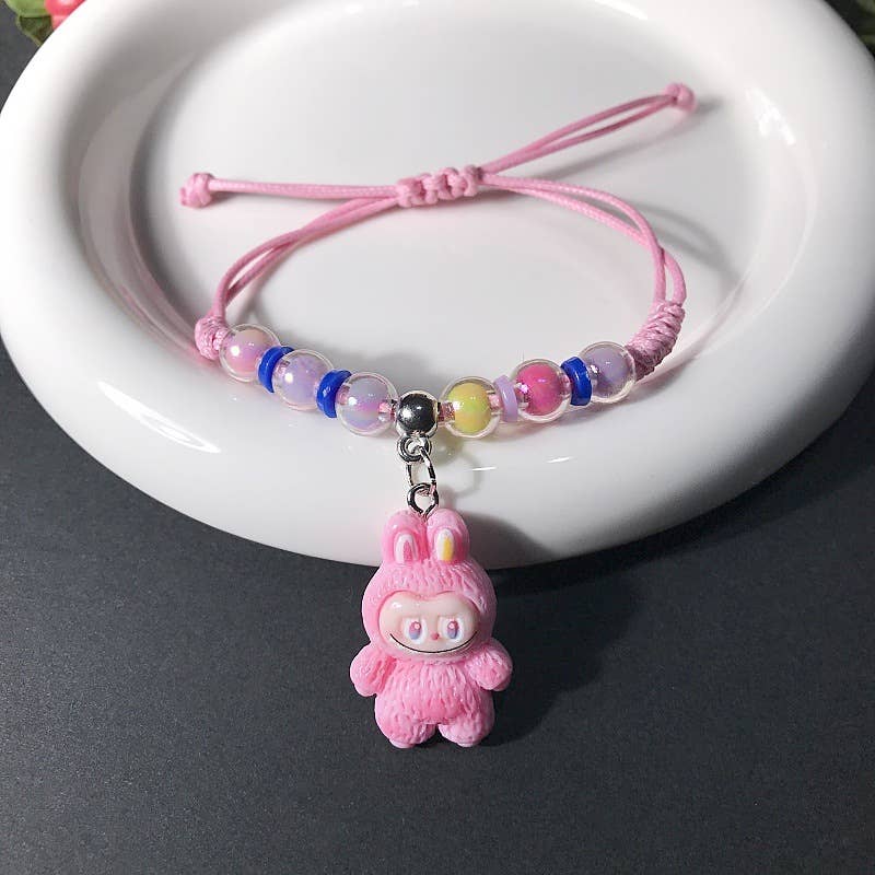 Little Trendy - Creative hand-woven Labub bracelet for girls