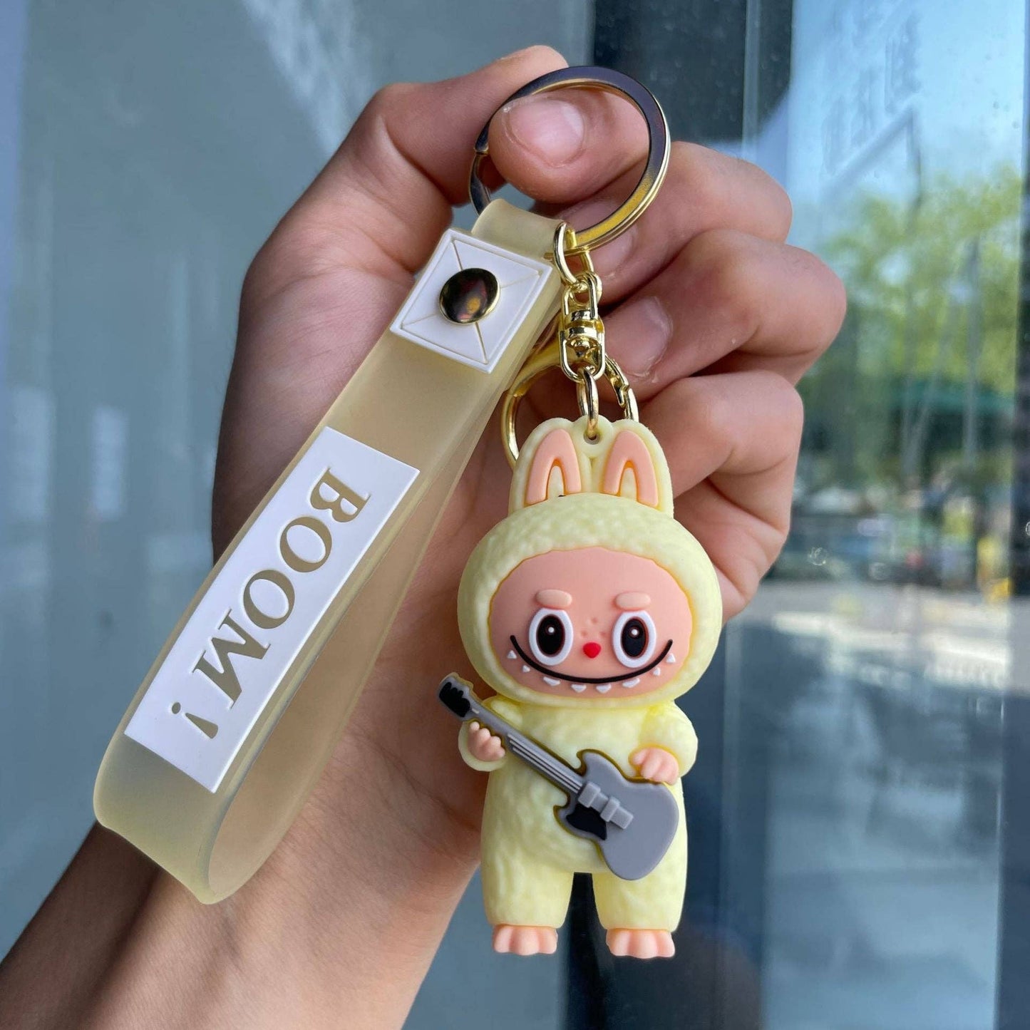 Little Trendy - Cute Silicone Labubu Keychain Bag Pendant