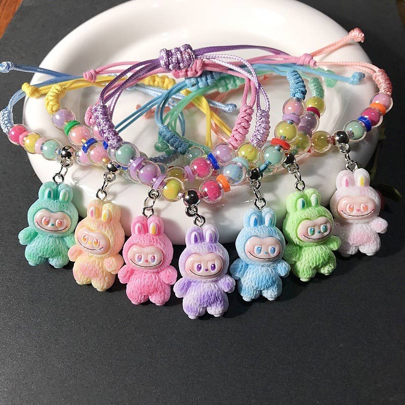 Little Trendy - Creative hand-woven Labub bracelet for girls