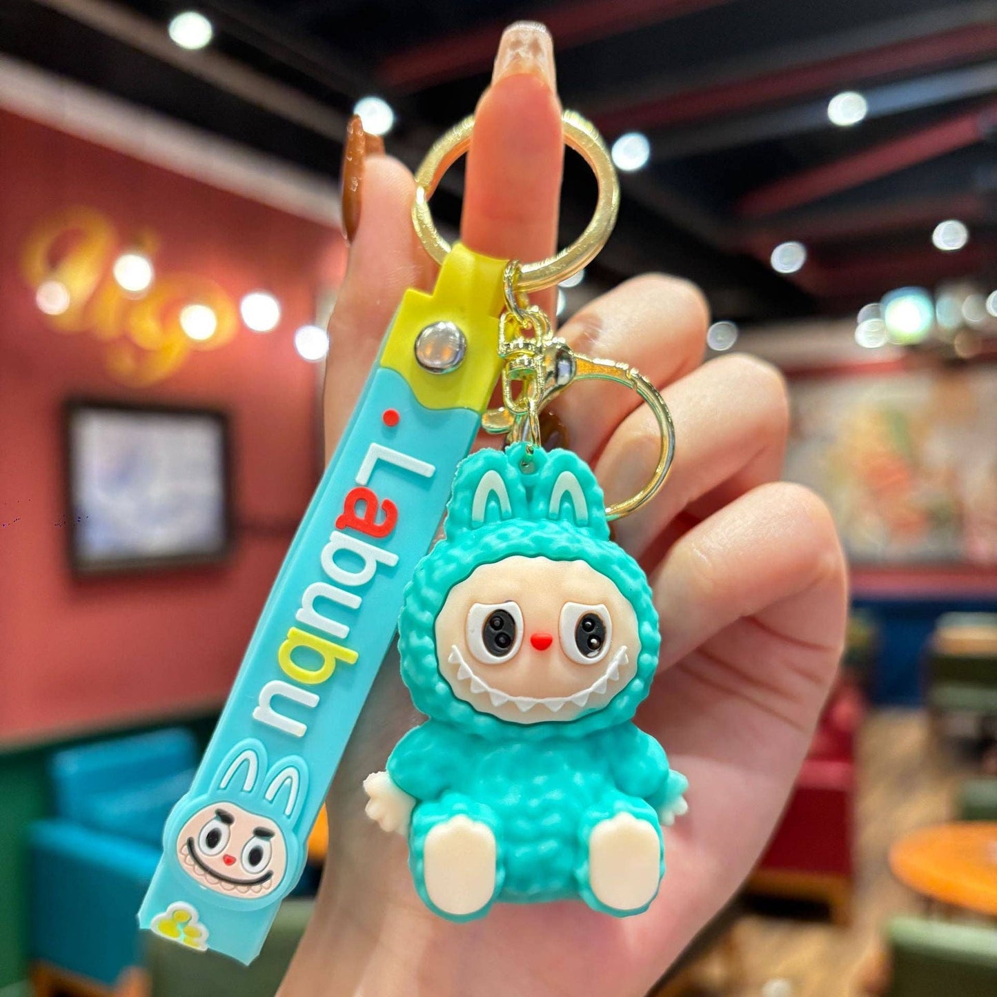 Little Trendy - Cute Silicone Labubu Keychain Bag Pendant