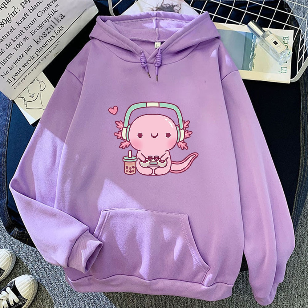 Axolotl Gamer Hoodie