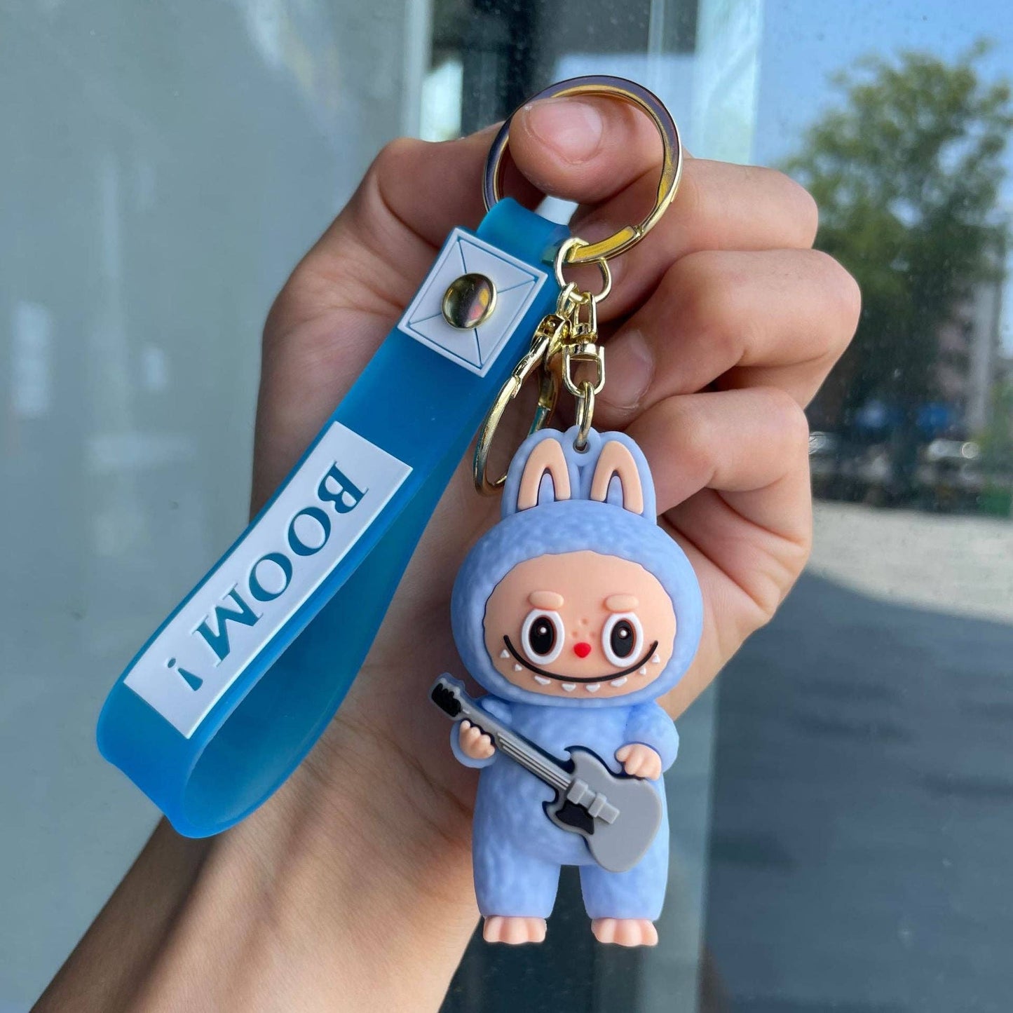Little Trendy - Cute Silicone Labubu Keychain Bag Pendant