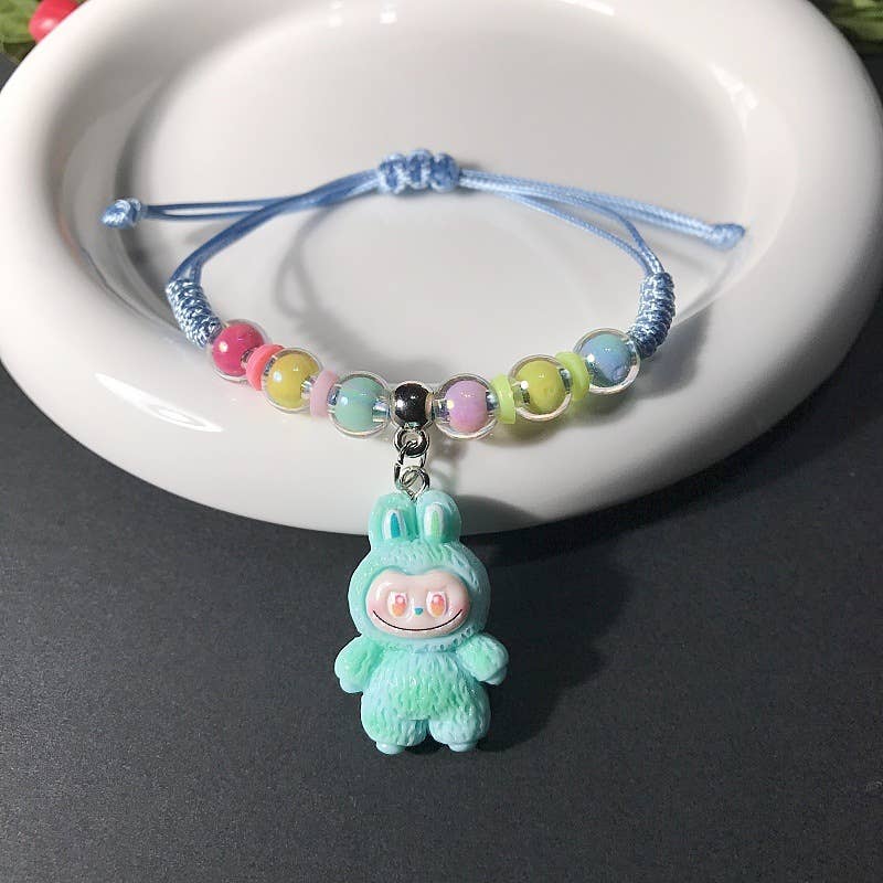 Little Trendy - Creative hand-woven Labub bracelet for girls