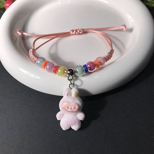 Little Trendy - Creative hand-woven Labub bracelet for girls