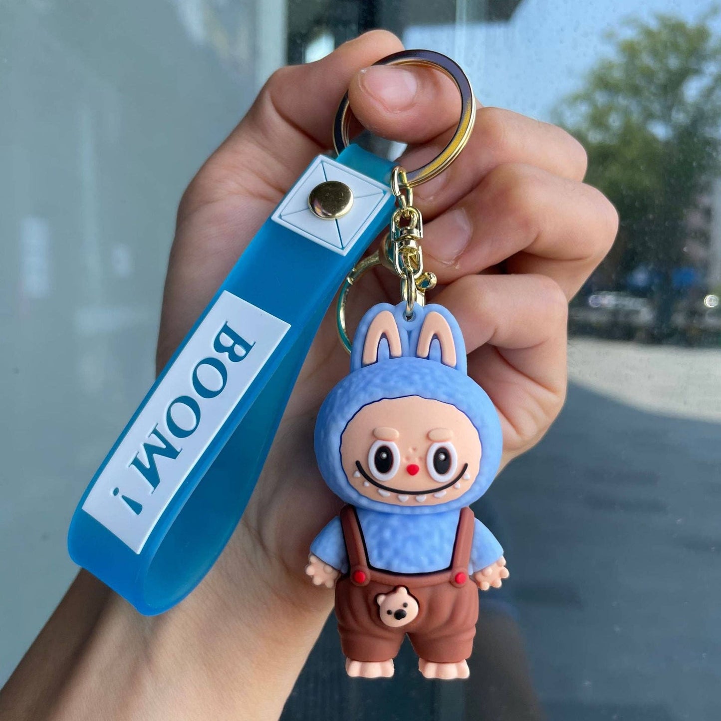 Little Trendy - Cute Silicone Labubu Keychain Bag Pendant