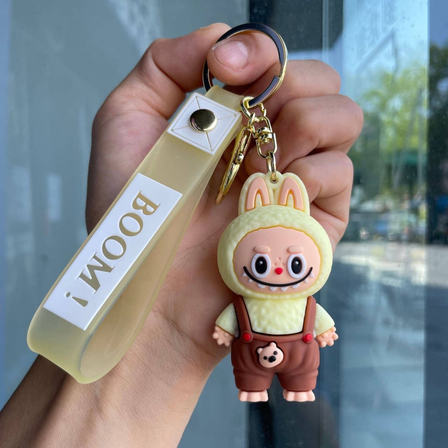 Little Trendy - Cute Silicone Labubu Keychain Bag Pendant