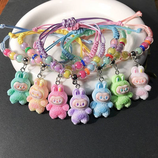 Little Trendy - Creative hand-woven Labub bracelet for girls