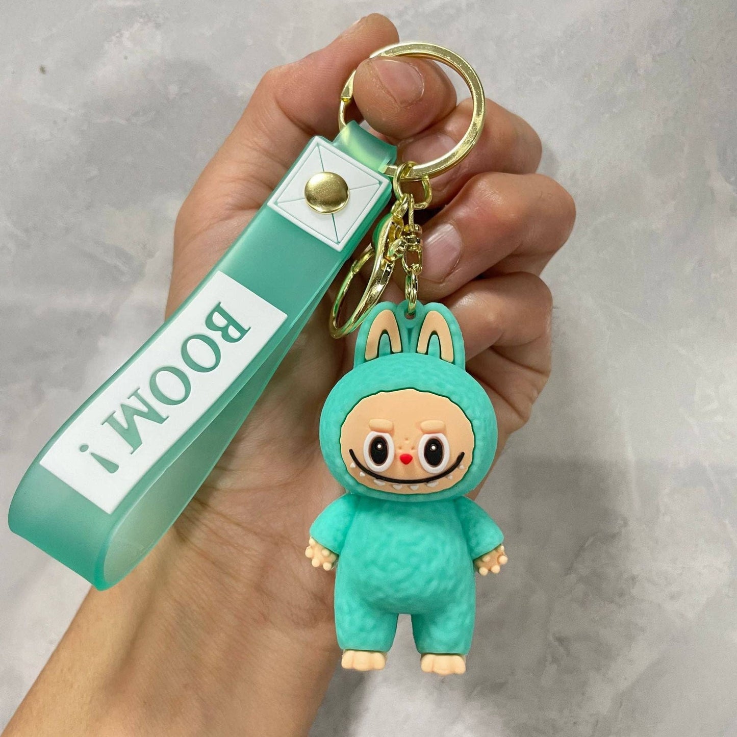 Little Trendy - Cute Silicone Labubu Keychain Bag Pendant