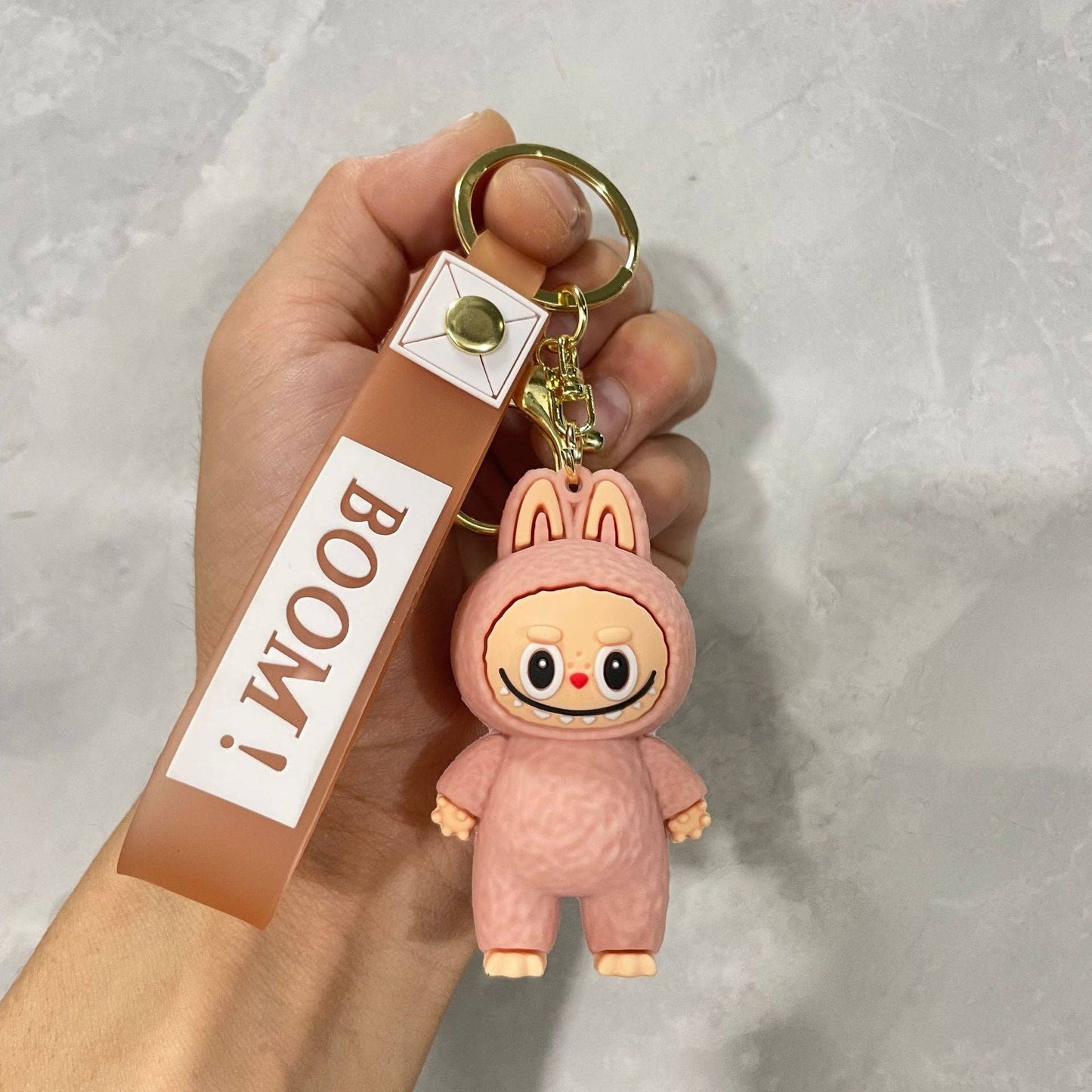 Little Trendy - Cute Silicone Labubu Keychain Bag Pendant