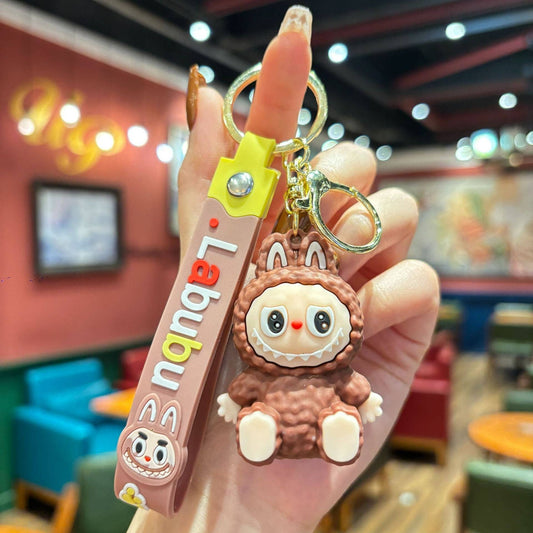 Little Trendy - Cute Silicone Labubu Keychain Bag Pendant