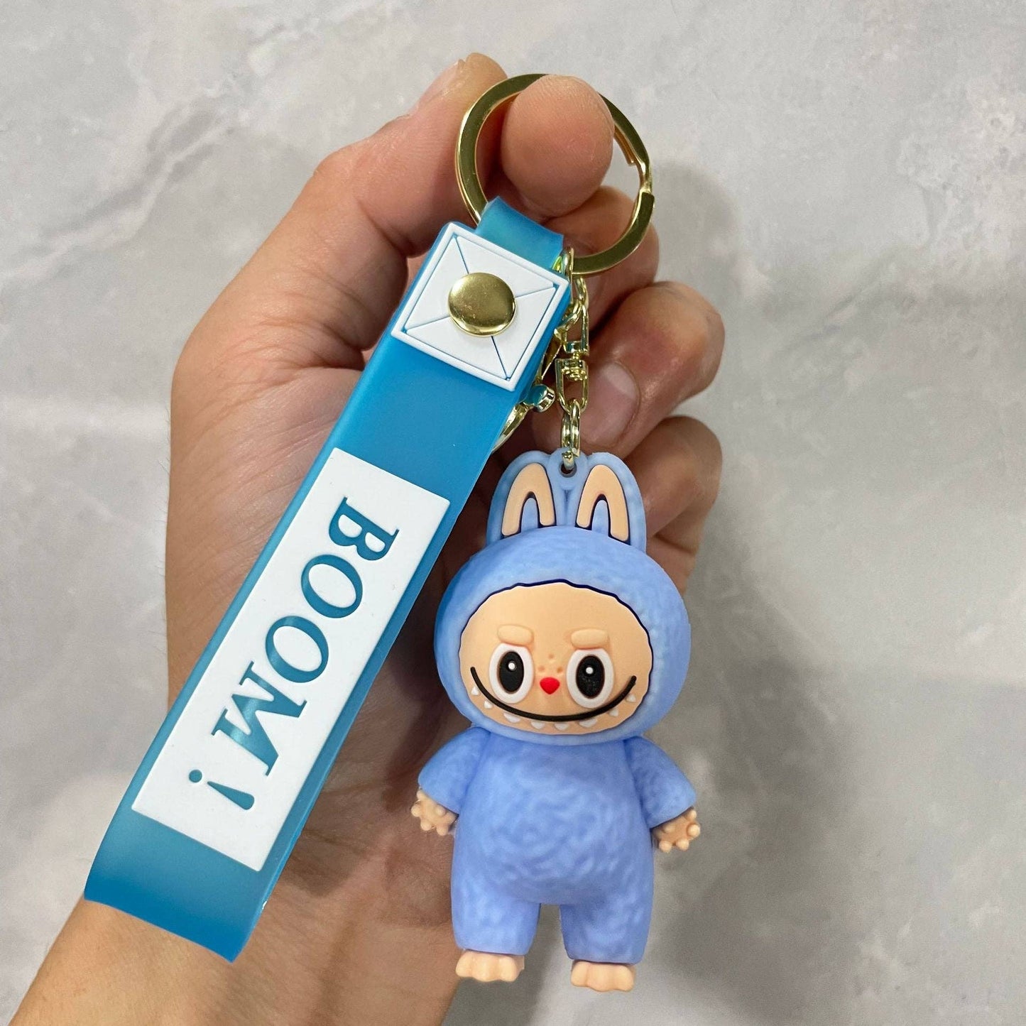 Little Trendy - Cute Silicone Labubu Keychain Bag Pendant